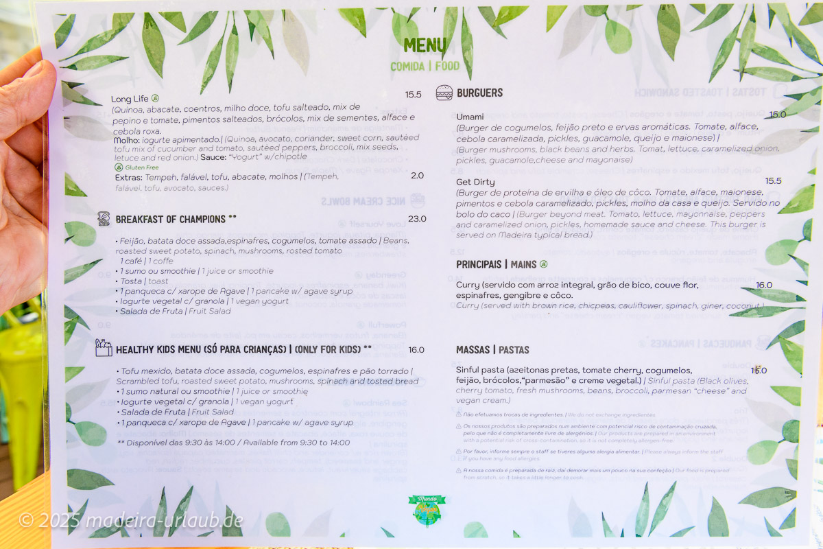 vegane Burger Breakfast Pastas
