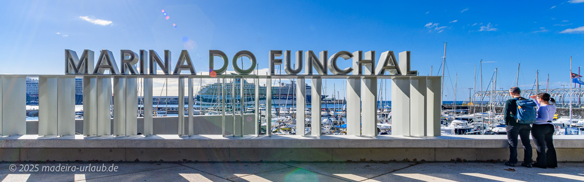 Hafen und Marina von Funchal