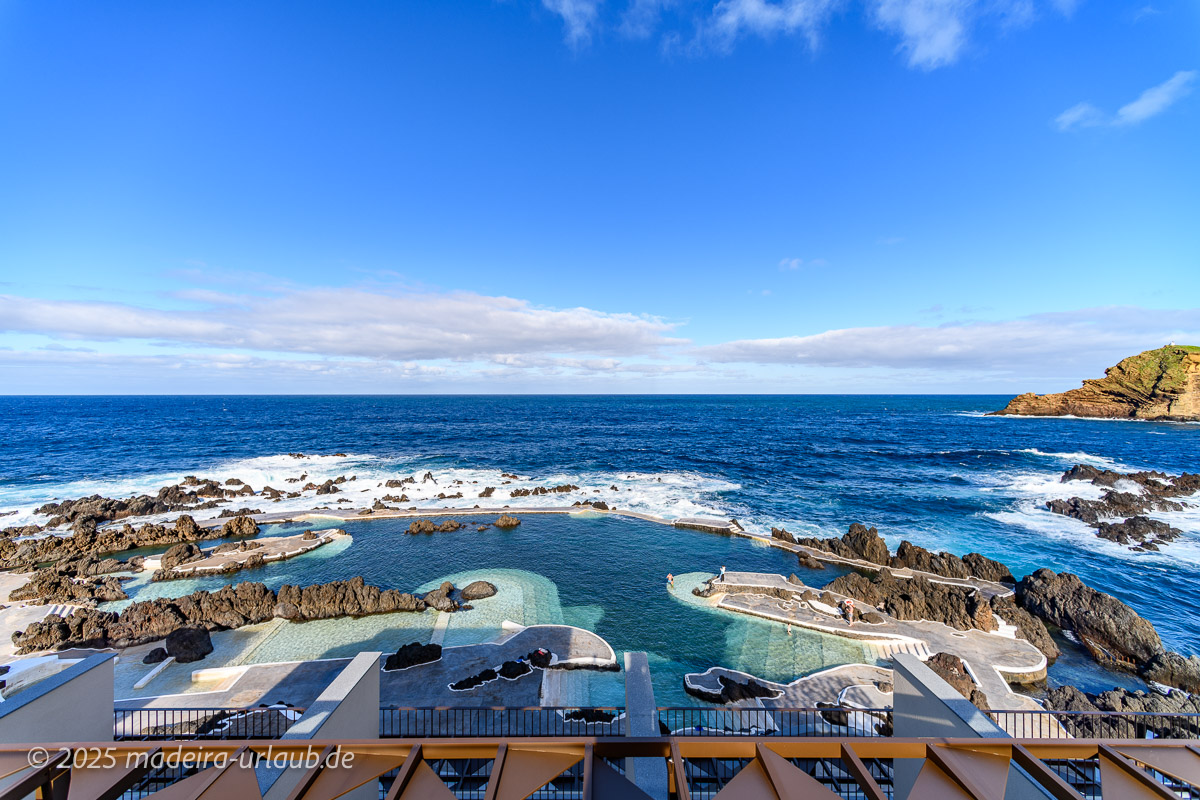Ausblick zum Naturschwimmbad
